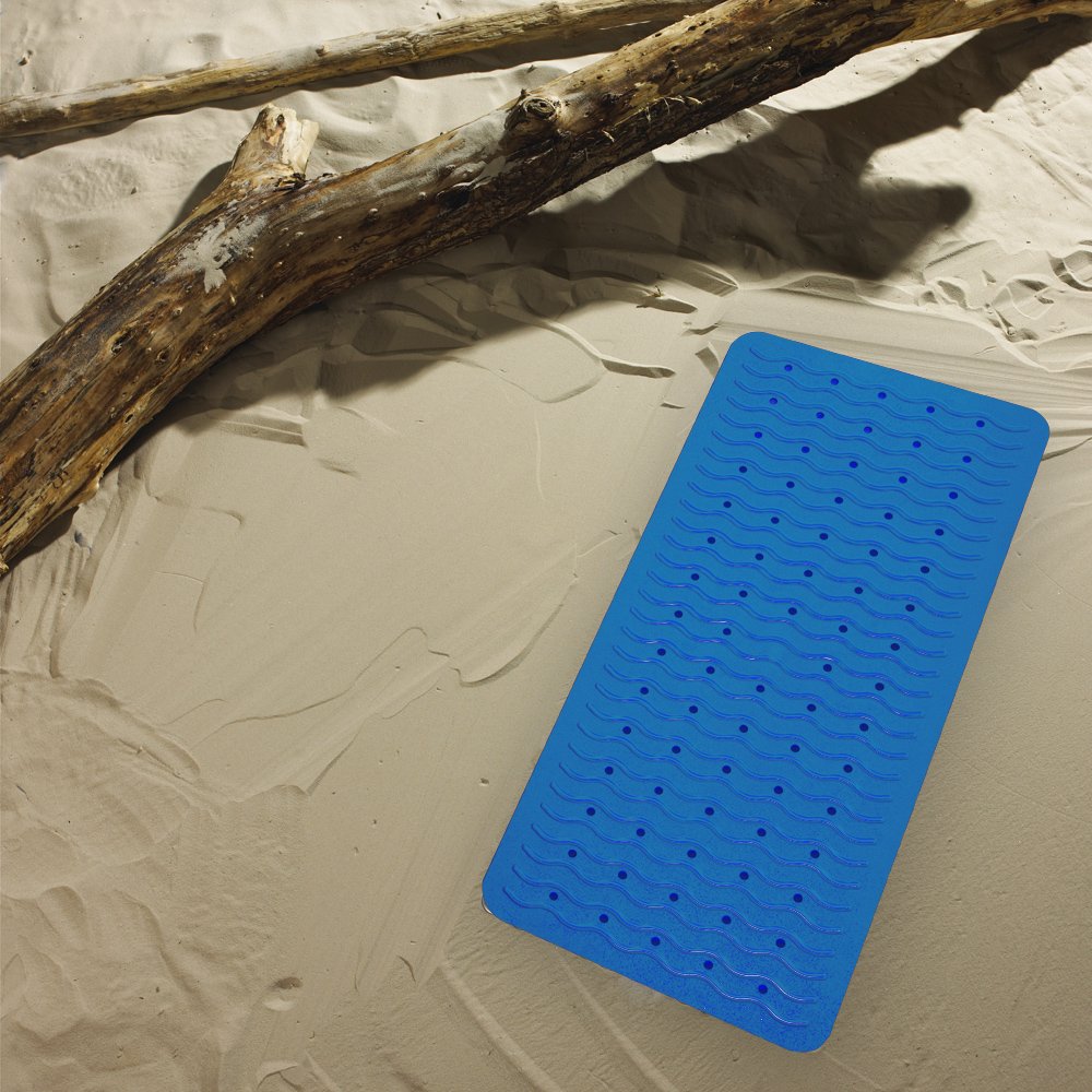 Ridder Playa 683030-350 Bathtub Mat 38 x 80 cm Neon Blue, Neon-blue, 80 x 38 cm (Rectangular) - Image 2