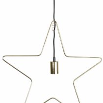 Star Hanging Ramsvik ca. 55 x 55 cm, E 27 Socket, Colour: Brass, Metal, E27