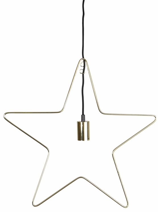 Star Hanging Ramsvik ca. 55 x 55 cm, E 27 Socket, Colour: Brass, Metal, E27
