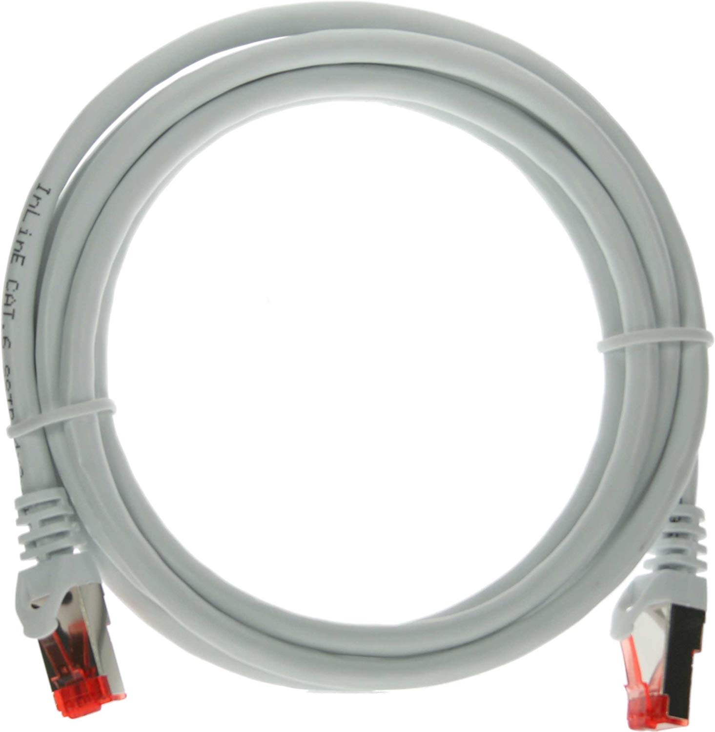 InLine 76433 W S/FTP Patch Cable 250 MHz PVC Copper Cable - White, Copper,White - Image 2