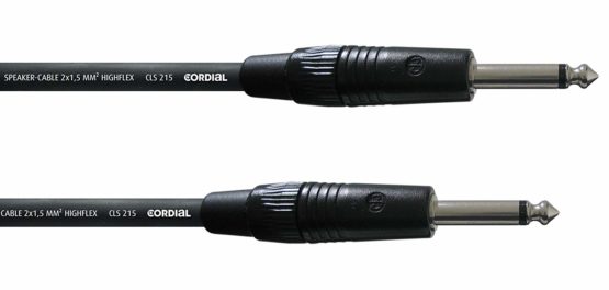 Cordial Peak 5m Straight to Straight PA Amp and Speaker Cabinet Cable