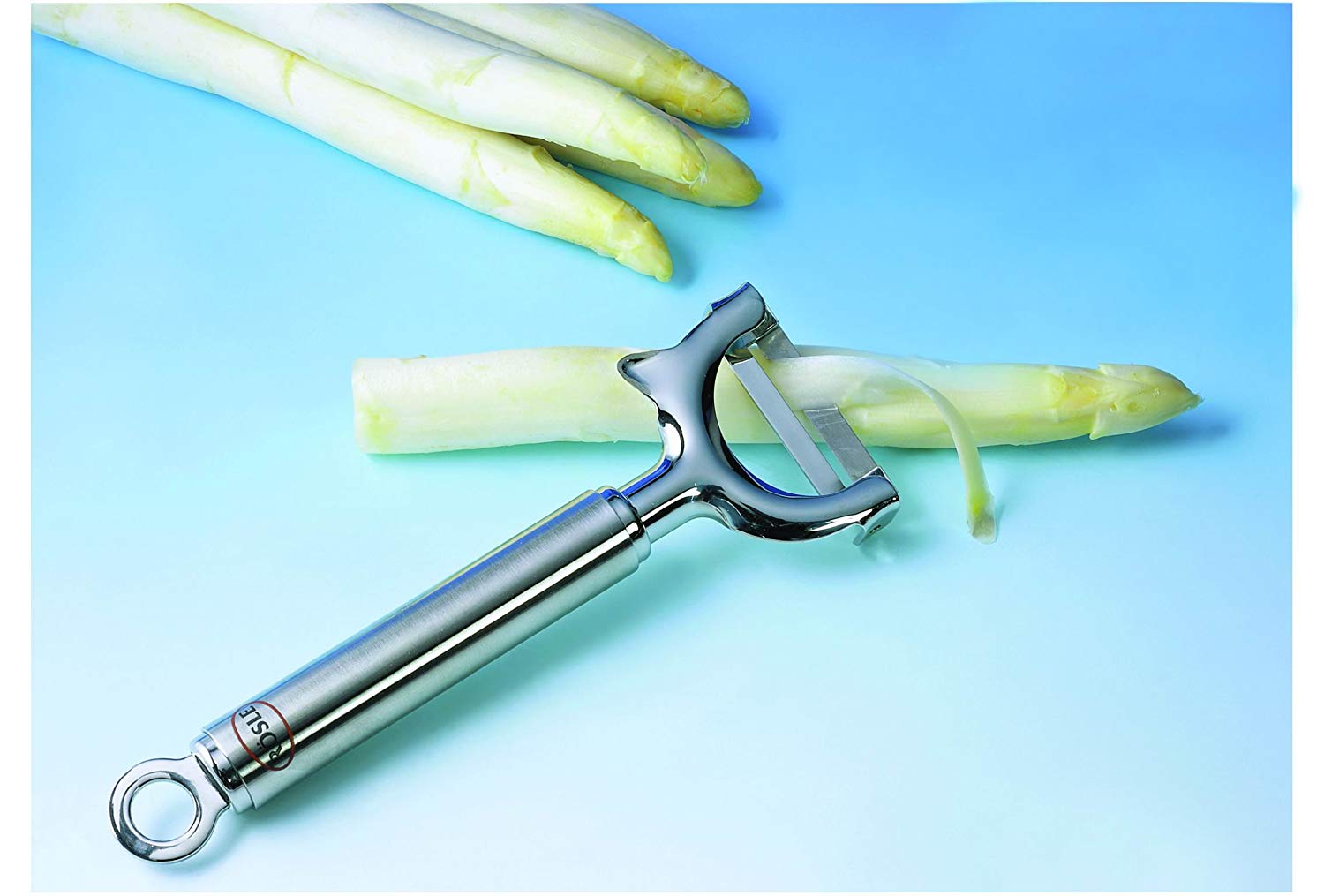 Rosle Stainless Steel Swivel Peeler Crosswise, 17 cm, 4 cm - Image 2