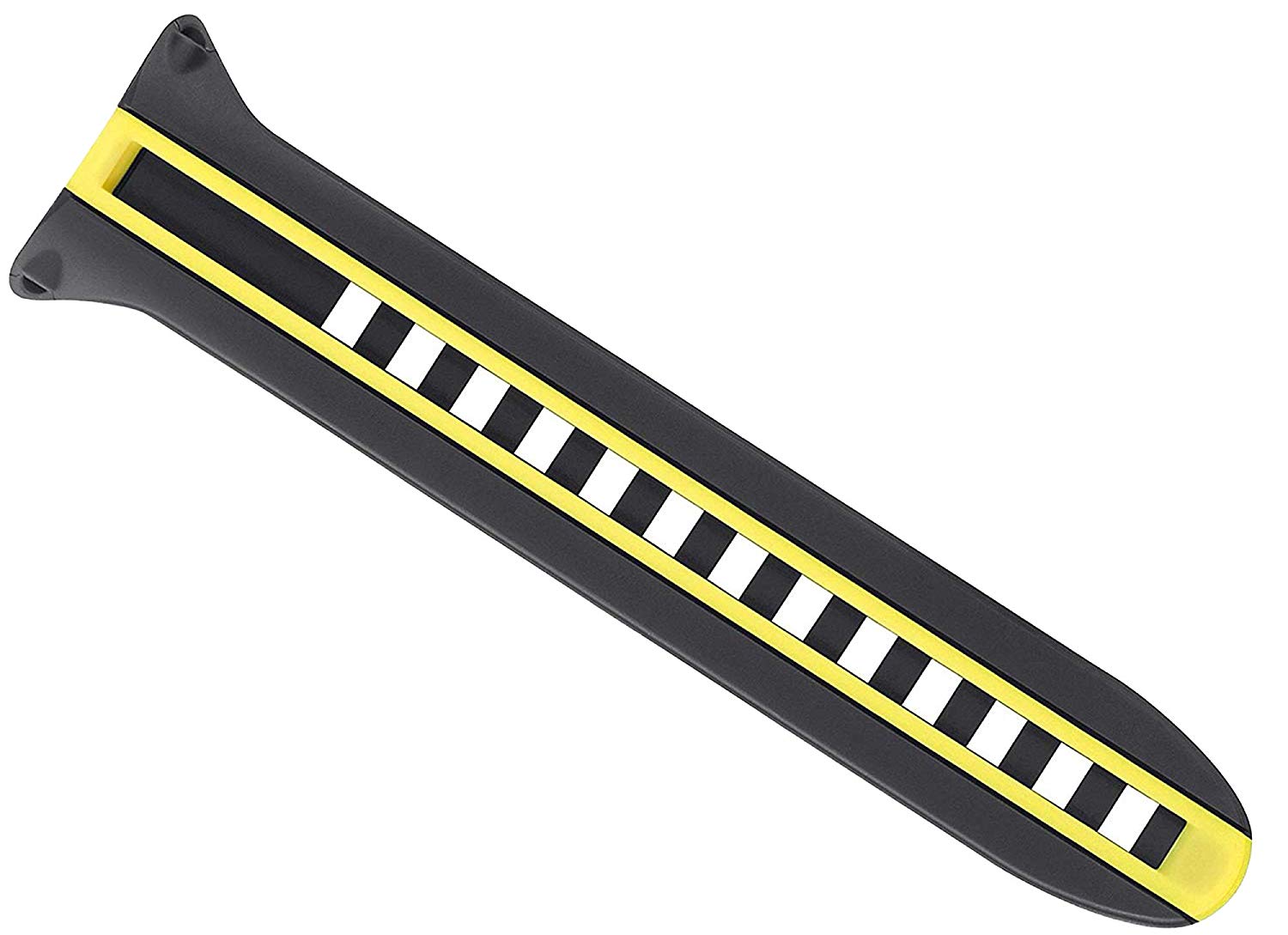 Cressi Strap for Leonardo Scuba Diving Computer Italian Quality Since 1946, Black / Yellow - Image 2