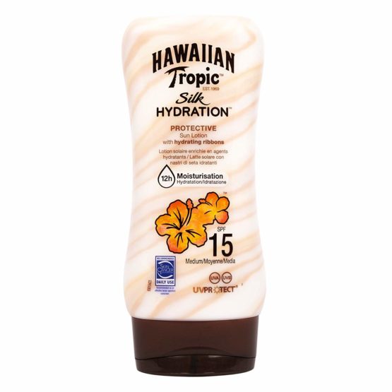 Hawaiian Tropic Silk Hydration Lotion (SPF 15, 180ml)