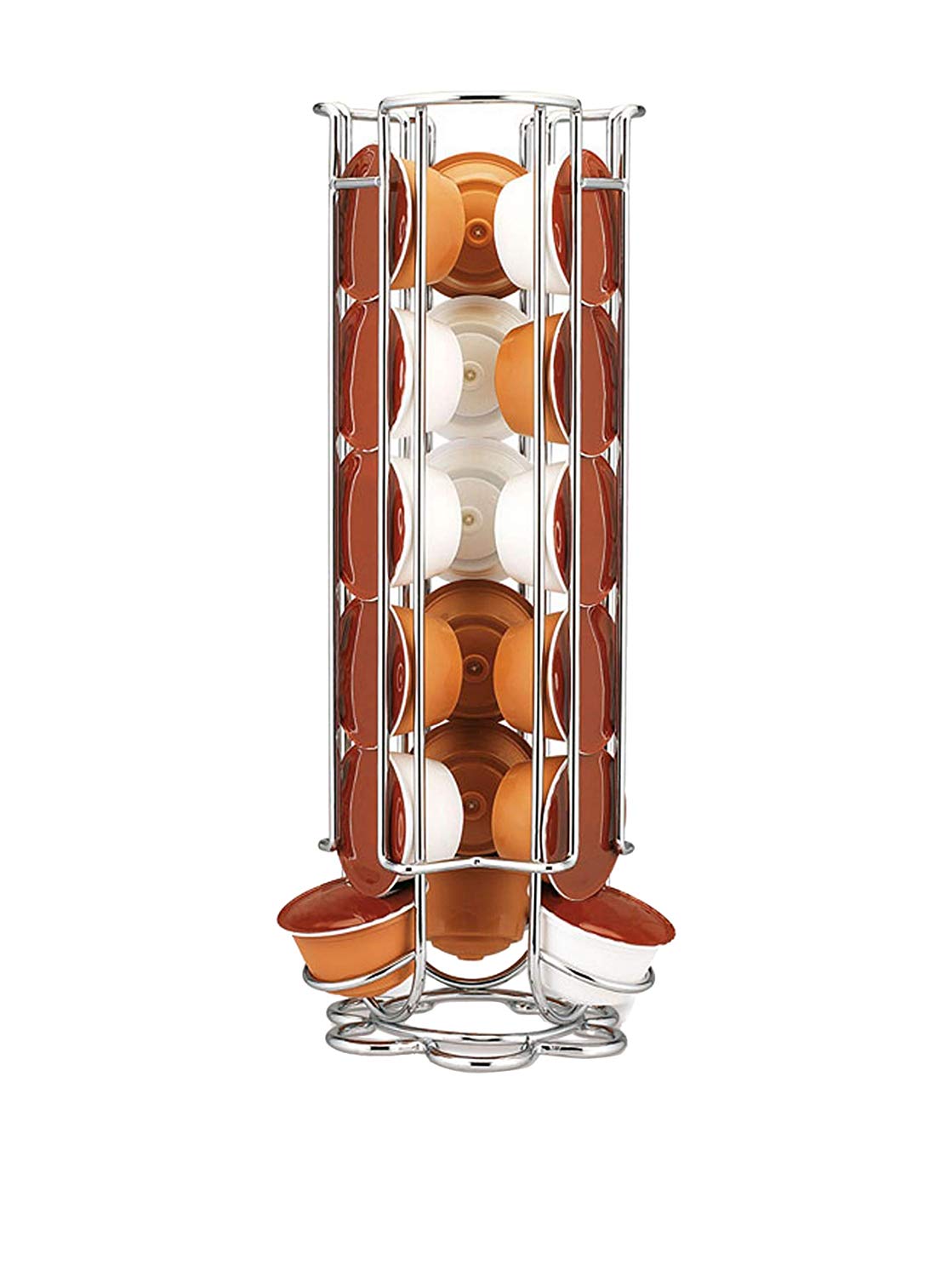 Fackelmann 20990 Metal Dispenser for Krups Dolce Gusto Capsules 18 Capsules 3 Columns, Grey, Porte capsules Dolce Gusto - Image 2