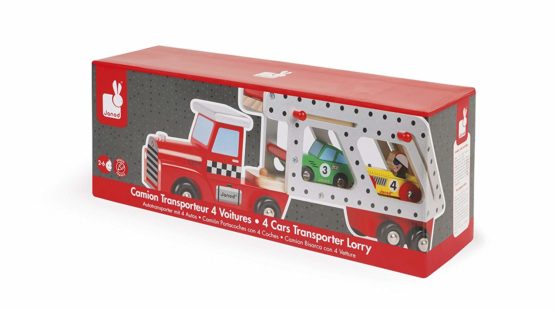 Janod F1 Racing Cars Lorry - Image 4