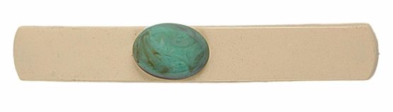 Caravan Turquoise Bead French Automatic Barrette