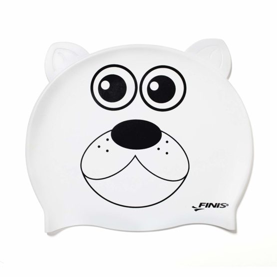 FINIS Animal Head Swim Cap (Polar Bear)