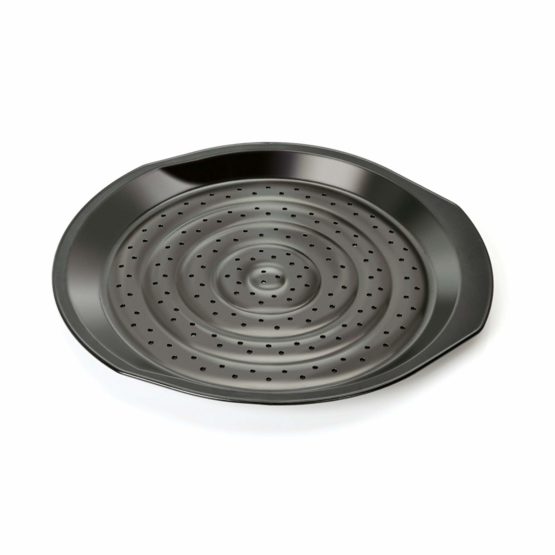 Kaiser Delicious Crossini 647692 Pizza Tray with Thermal Base and Grooves 37 x 35 x 2.5 cm