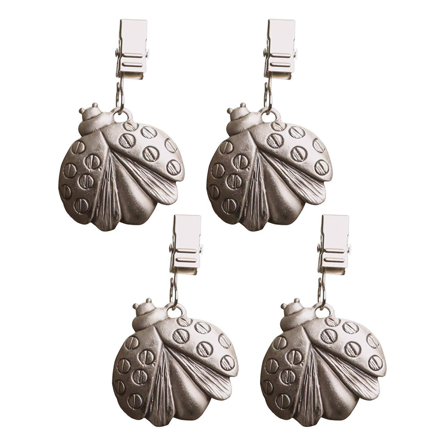 KitchenCraft Vintage Pewter Insect Tablecloth Weights, Set of 4 - Image 3