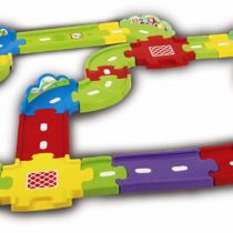 VTech 148103 Toot-Toot Drivers Deluxe Car Track Set Baby Toy, with 30 Track Pieces, Suitable for 1, 2, 3+ Year Olds, Multi-color, 21.6 cm*8.9 cm*25.4 cm