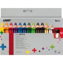Lamy 3plus Colour Pencils 12 pcs Incl, Sharpeners