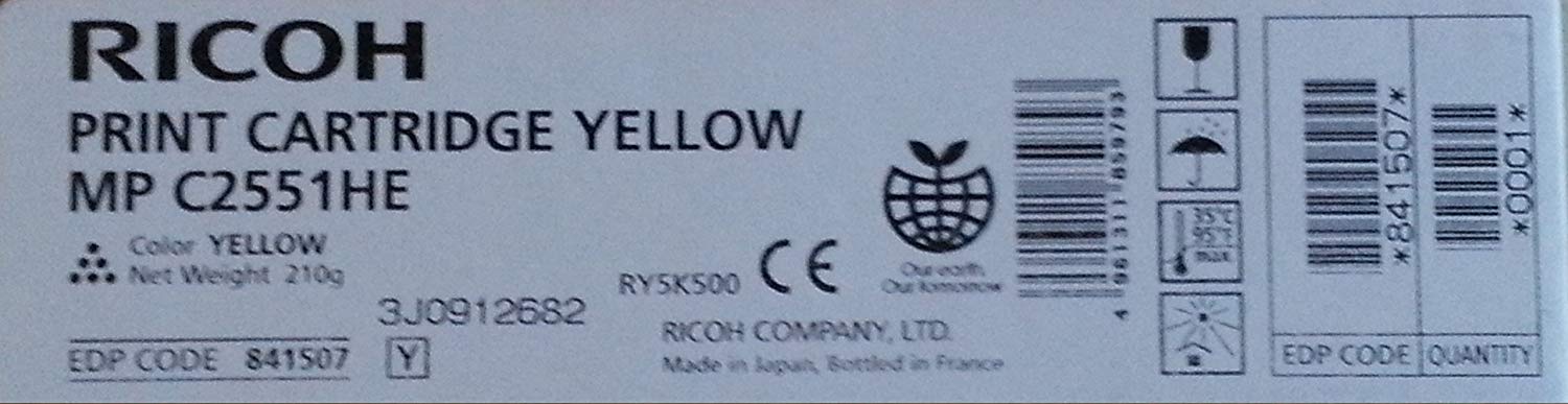 Ricoh 841507 MPC2030 TON HC Type MPC2551E Toner - Yellow, Magenta - Image 2