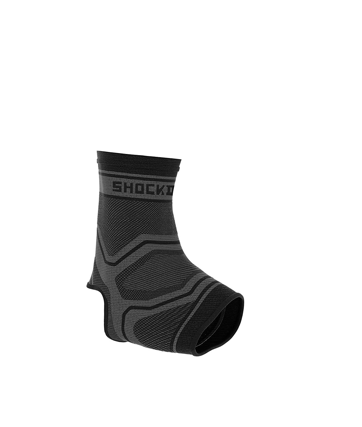 Shock Doctor Unisex's Compression Knit Ankle Sleeve, Black, X-Small, XS