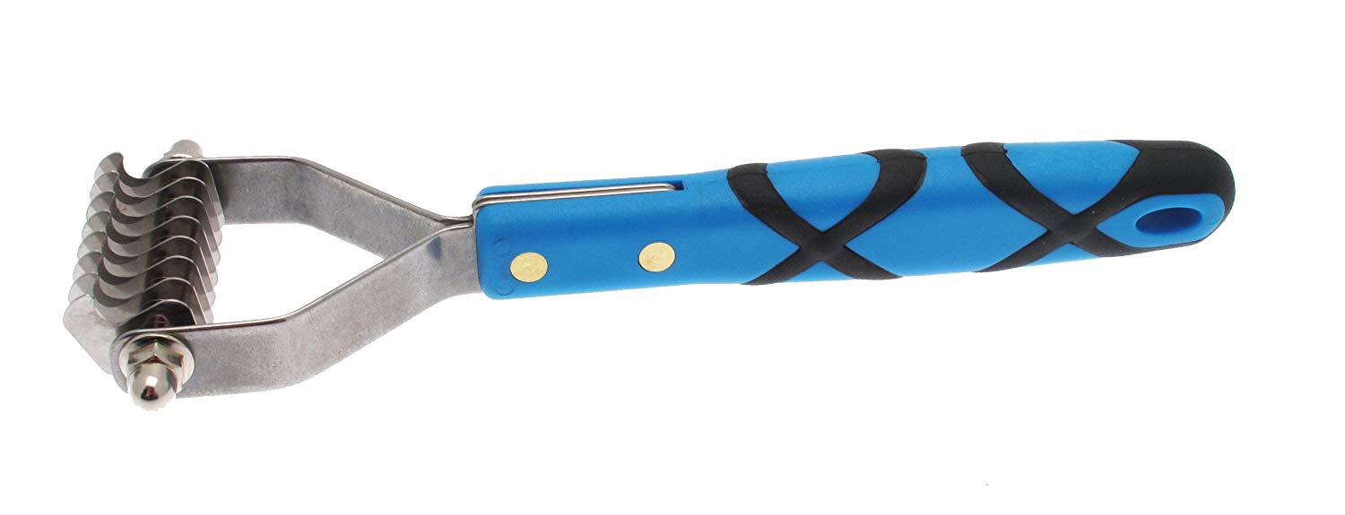 GROOM PROFESSIONAL Coat King Stripping Rake for Dogs, Deshedding Brush for Dogs, Undercoat Rake for Deshedding & Detangling