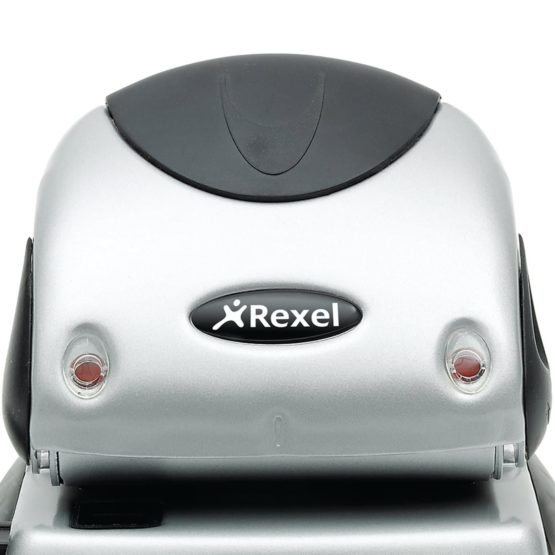 Rexel Precision 225 2 Hole Punch, 25 Sheet Capacity, Paper Alignment Indicator, Metal, Silver/Black, 2100743 - Image 4