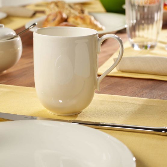 Villeroy & Boch New Cottage Basic Latte Macchiato Cup, 480 ml, Height: 11 cm, Premium Porcelain, White, 0.48 Litre - Image 2