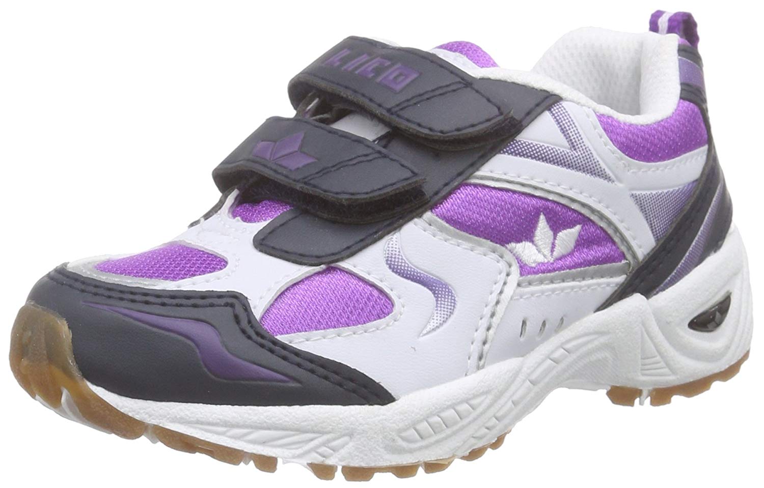 Lico Boys Bob V Indoor Shoes, White (weiss/lila/marine), 27 EU, White White Lila Marine, 9 UK Child