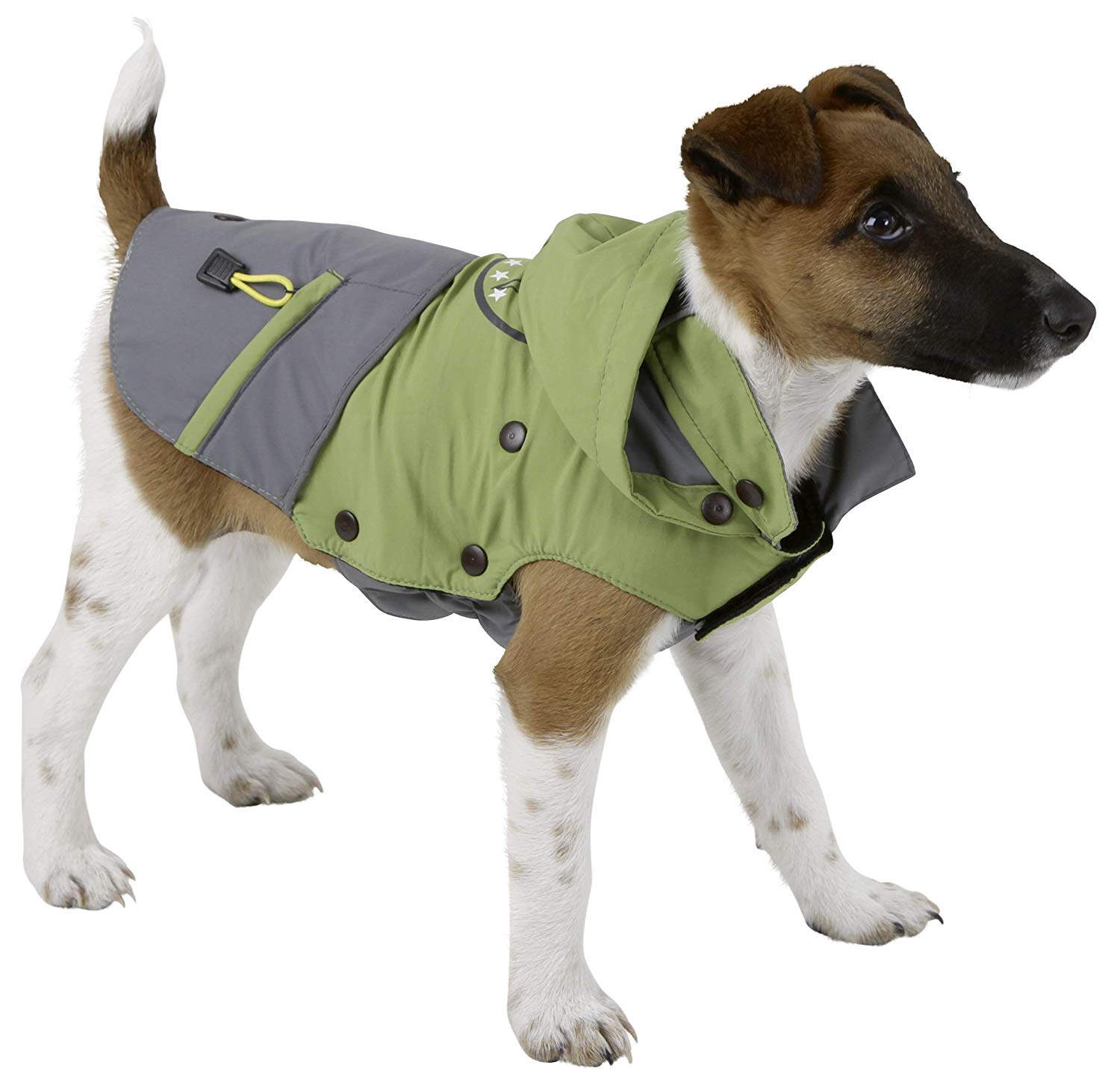 Kerbl Outdoor Dog Coat Vancouver, 50 cm, Green/ Grey - Image 2