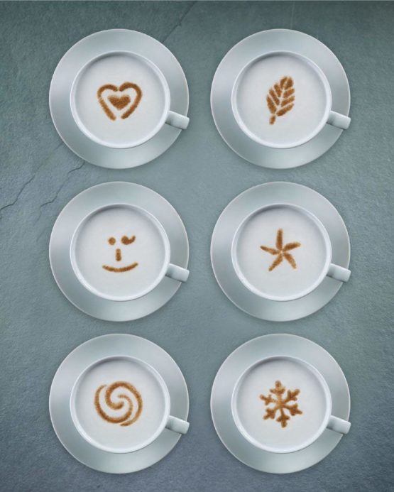 aerolatte CA2TIN Cappuccino Art Stencils, Set of 6 - Transparent - Image 4