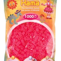 Hama Beads - Neon Pink (1000 Midi Beads)