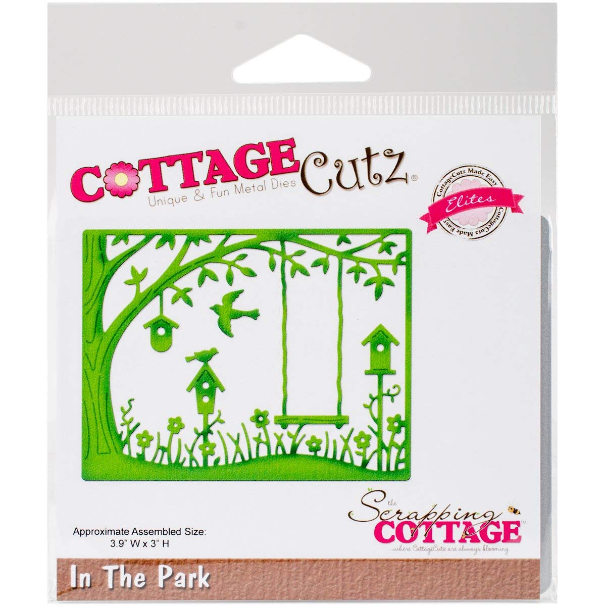 CottageCutz Elites Die in The Park, 3.9 x 3-inch, Acrylic, Multicoloured, 3.6 x 5.02 x 0.1 cm, Multicolor