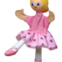 ABA (ABAX5) 71186 ABA Balerina Sarah Hand Puppet, 32 cm, Multi-Color
