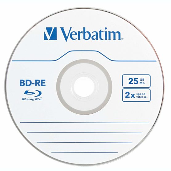 Verbatim 43615 BD-RE 25GB/2X Blu-ray - 5 Pack Jewel Case - Image 2