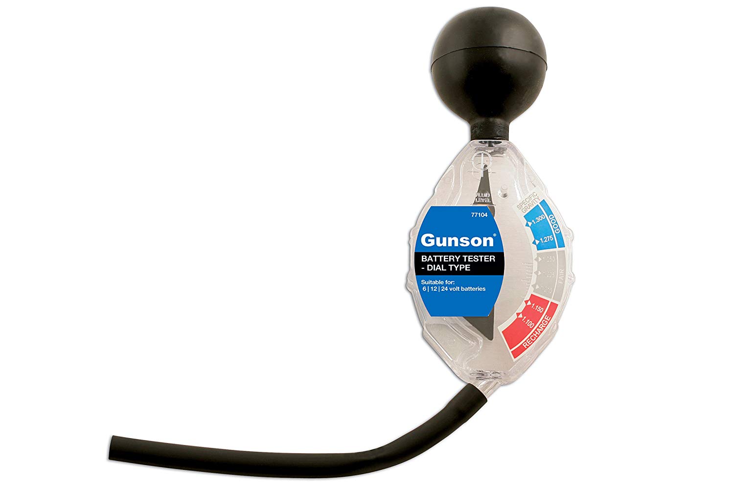 Gunson 77104 Battery Tester Dial Type, Black