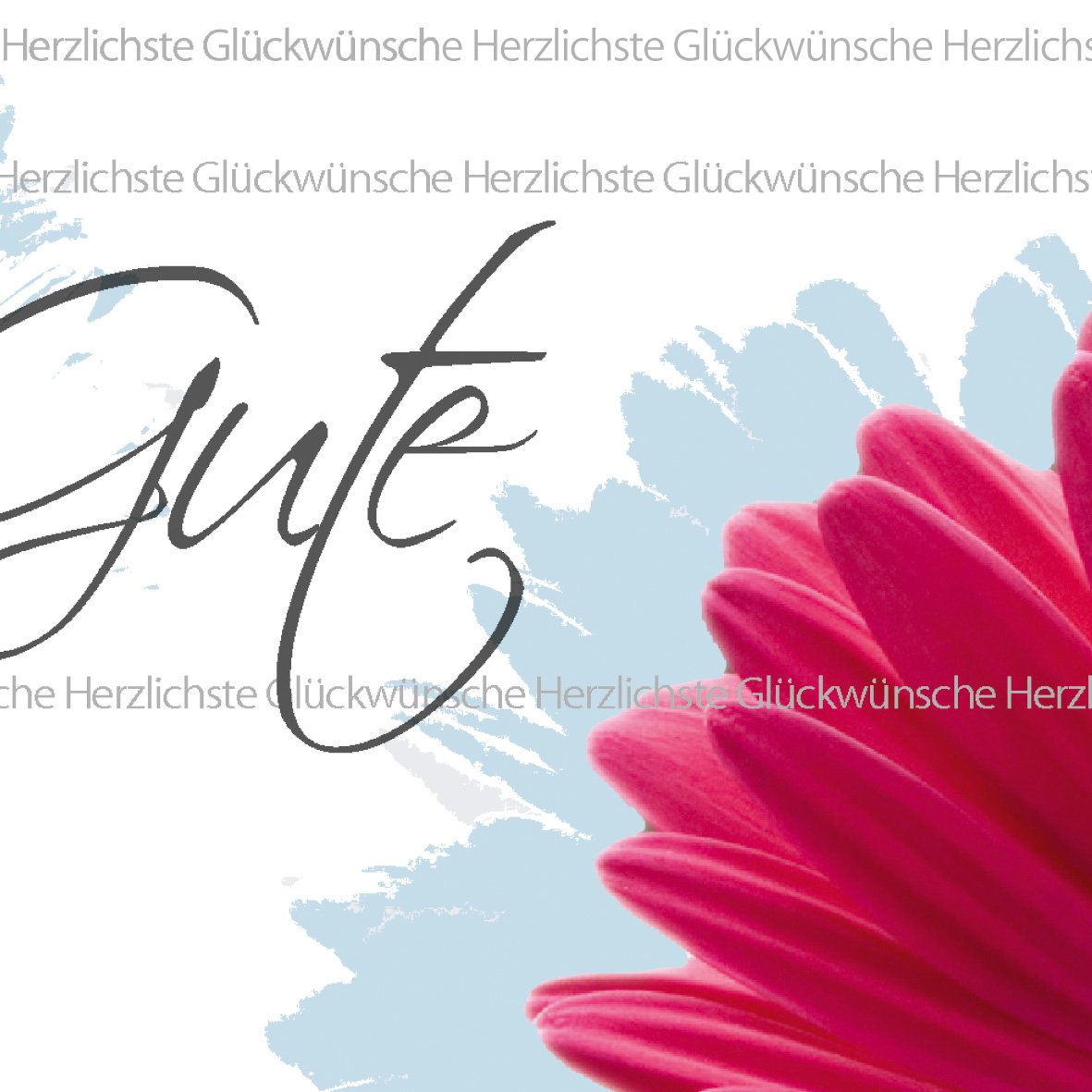 Sigel DS209 Greetings Cards with German Text "Alles Gute" ("All the Best") Pack of 10 / DIN Long 2/3 A4 / 220 - Image 2