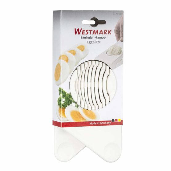 Westmark Egg Divider, Plastic/Stainless Steel, Approximately 18 cm Long, Famos, White/Red, 11682260 - Image 3