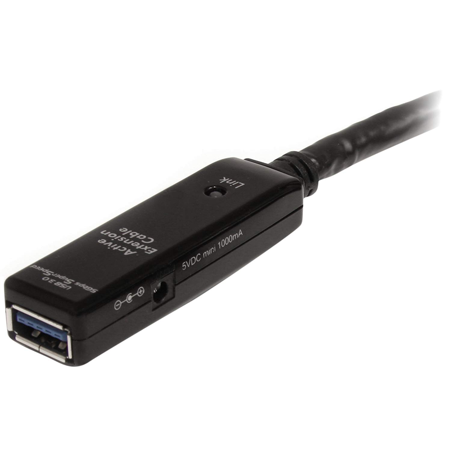 StarTech.com 32.8 ft Active USB 3.0 Extension Cable with AC Power Adapter, Shielded - Image 2