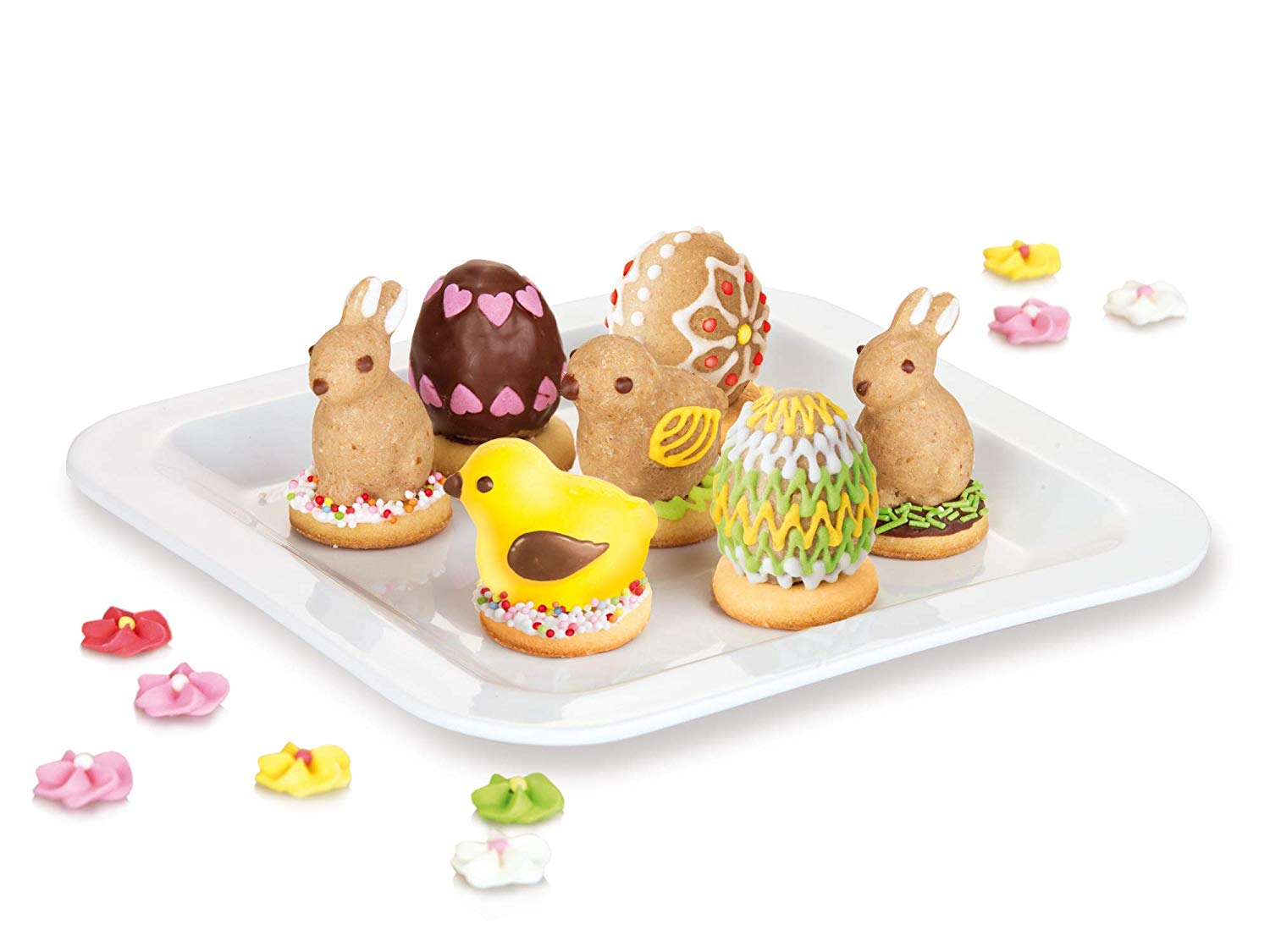 Tescoma Moulds for Filled Cookies 3 Easter Shapes Delicia, Assorted, 21 x 17 x 4 cm - Image 2