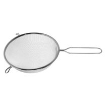 Premier Housewares 806253 Tea Strainer Sieve Metal Sieve Fine Mesh Stainless Steel Flour Sieve Kitchen Sieve Rice Sieve 6 x 35 x 19 cm