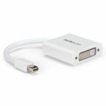 StarTech Mini DisplayPort to DVI Adapter – White – 1920 x 1200 – Mini DP to DVI Converter for Your Mac or Windows Computer (MDP2DVIW)