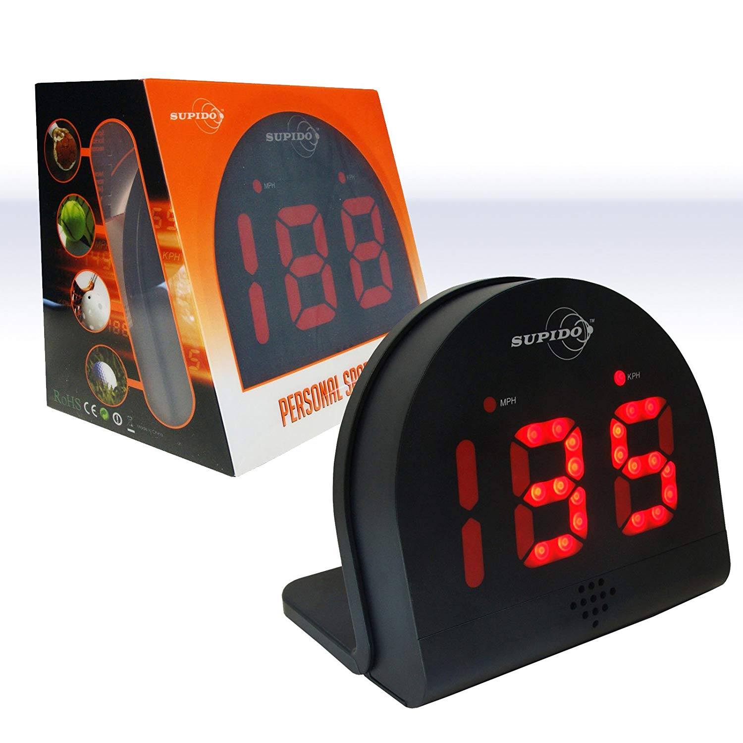Supido Multi Sports Personal Speed Radar Precision Training Instrument,Black, 18.1 x 12 x 15.2 cm - Image 2