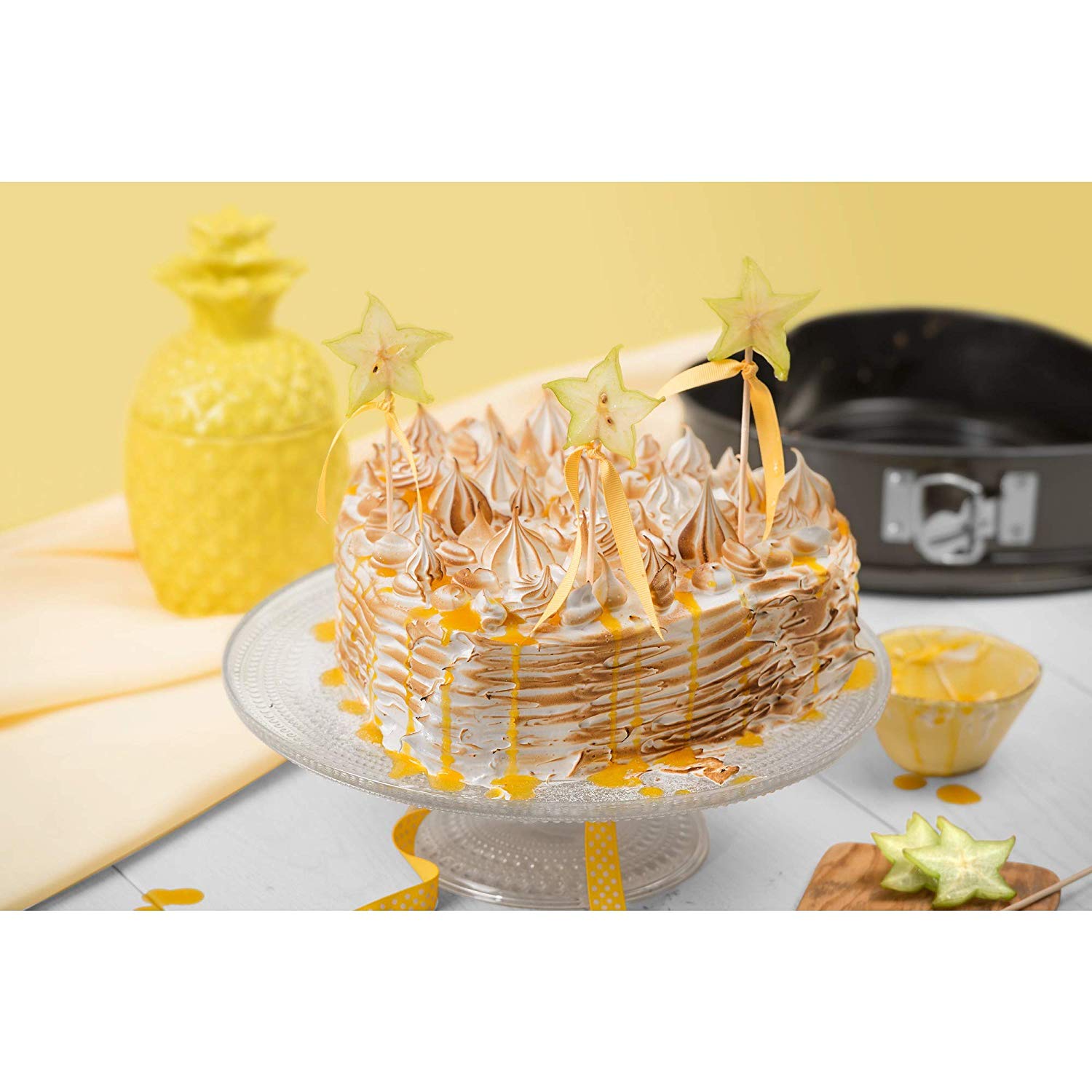 ORIGINAL KAISER KAISER Cake Springform Pan (Heart-Sized) 25 x 26 x 7 cm Classic Good Non, Black - Image 4