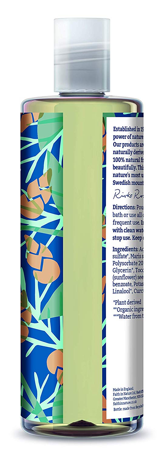 Faith In Nature Natural Blue Cedar Body Wash, Refreshing Shower Gel, Vegan and Cruelty Free, No SLS or Parabens, 400 ml - Image 2