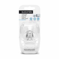 Suavinex 3800151 Teat for Wide Neck Baby Bottles Silicone Set of 2