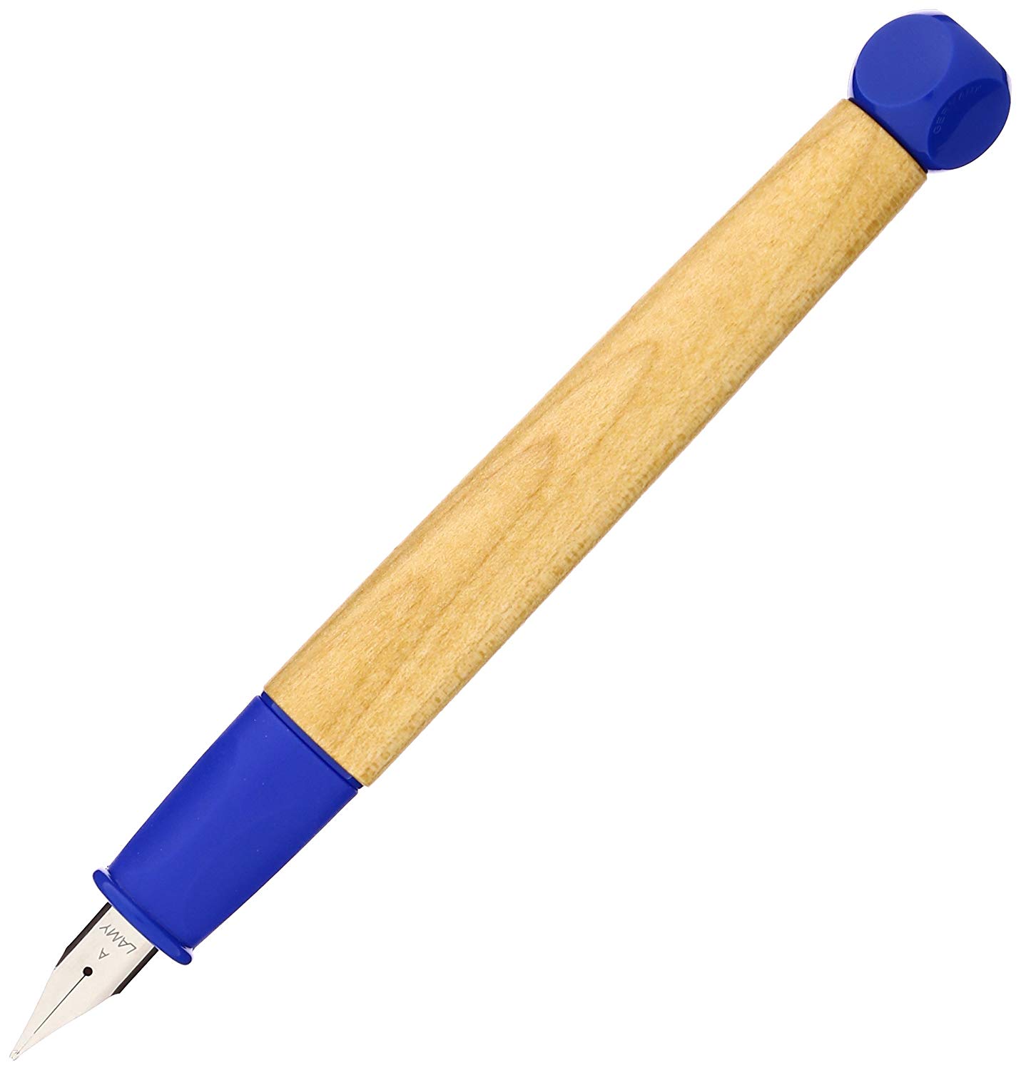 LAMY abc blue, child-friendly Fountain Pen for writing beginners with ergonomic grip & polished steel nib in size A - Image 2