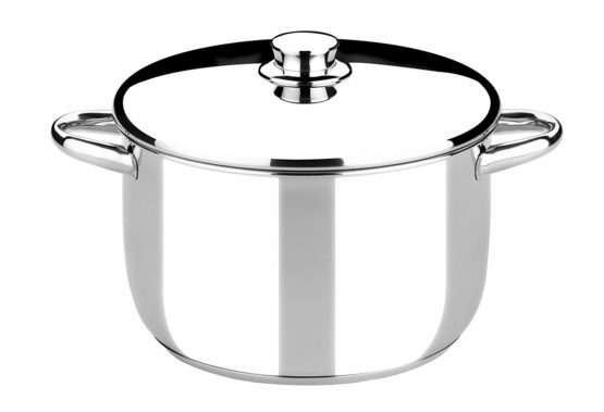 Braisogona Monix Optima Stainless Steel Pot with Lid, 20 cm, Silver