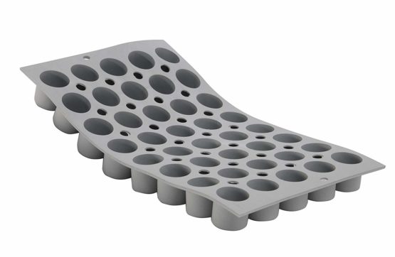 De Buyer 1873.01 Elastomoule 40 Mini Cylinders 2.7 cm