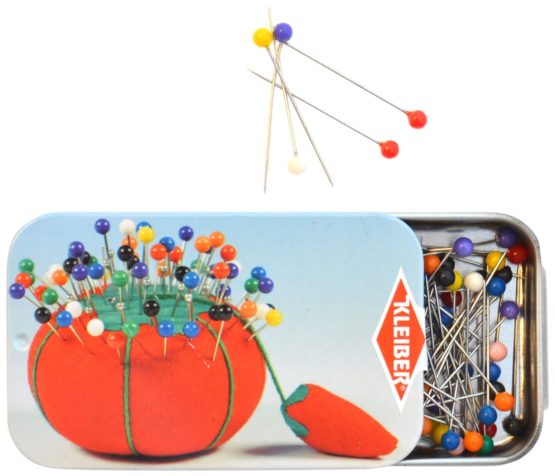 Kleiber Multicoloured Plastic Headed Pins