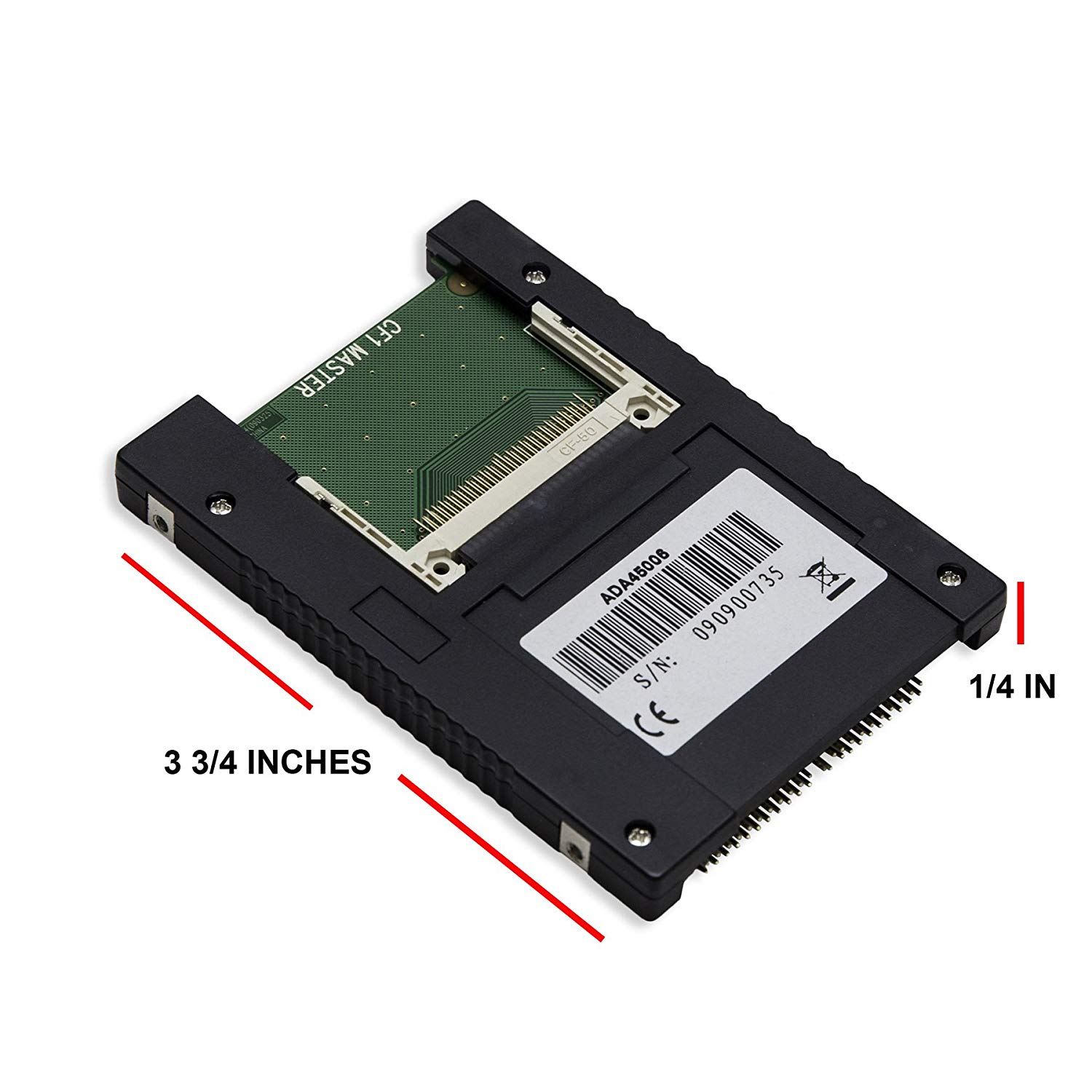 Syba Best Connectivity 2.5" IDE 44-pin to Dual Compact Flash Adapter , Black, 2.5-Inch - Image 4