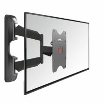 Vogel's BASE 45S full-motion TV wall bracket for 19-43 inch TVs, max. 44 lbs (20 kg), swivels up to 180º, tiltable, TV wall mount, max. VESA 200x200, Universal compatibility