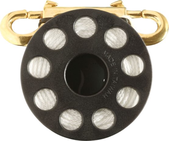 SEAC Compact Diving Finger Reel with Stainless Steel Double Ended Snap Clip