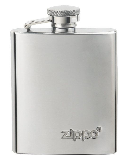 Zippo Stainless Steel Flask - High Polished Chrome, 3 oz