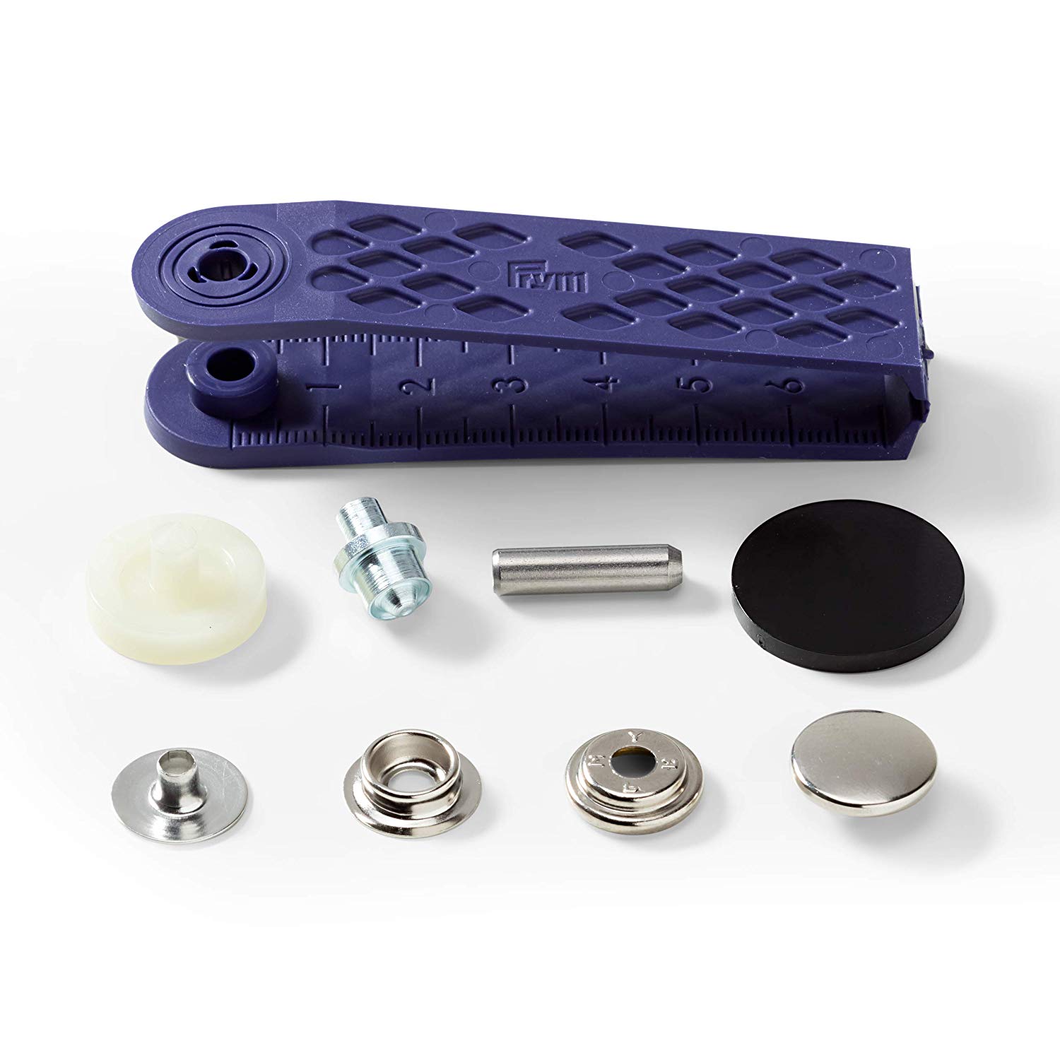 Prym - Sport Mini Silver (13mm) Non-Sew Press Fasteners - 1 Unit, PRYM_390501-1, One Size - Image 2