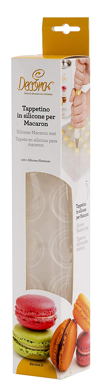 DECORA 0300509 Silicone Macaron Mat, Transparent, 20 x 5 x 20 cm