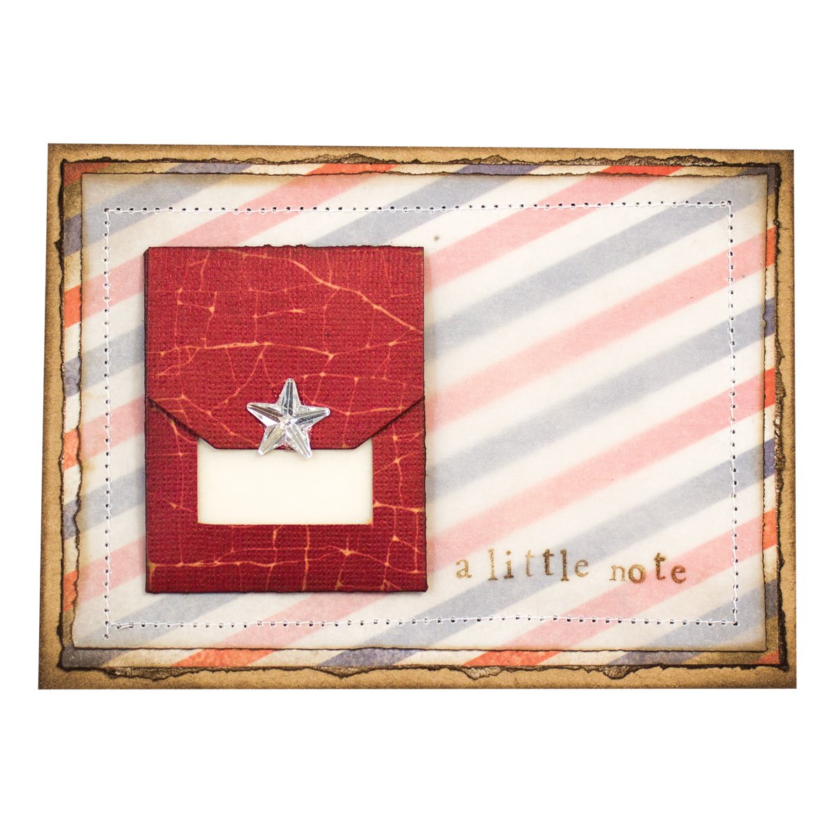 Spellbinders Shapeabilities Dies Window Mini Pocket, Brown, 19.5x12.3x0.2 cm